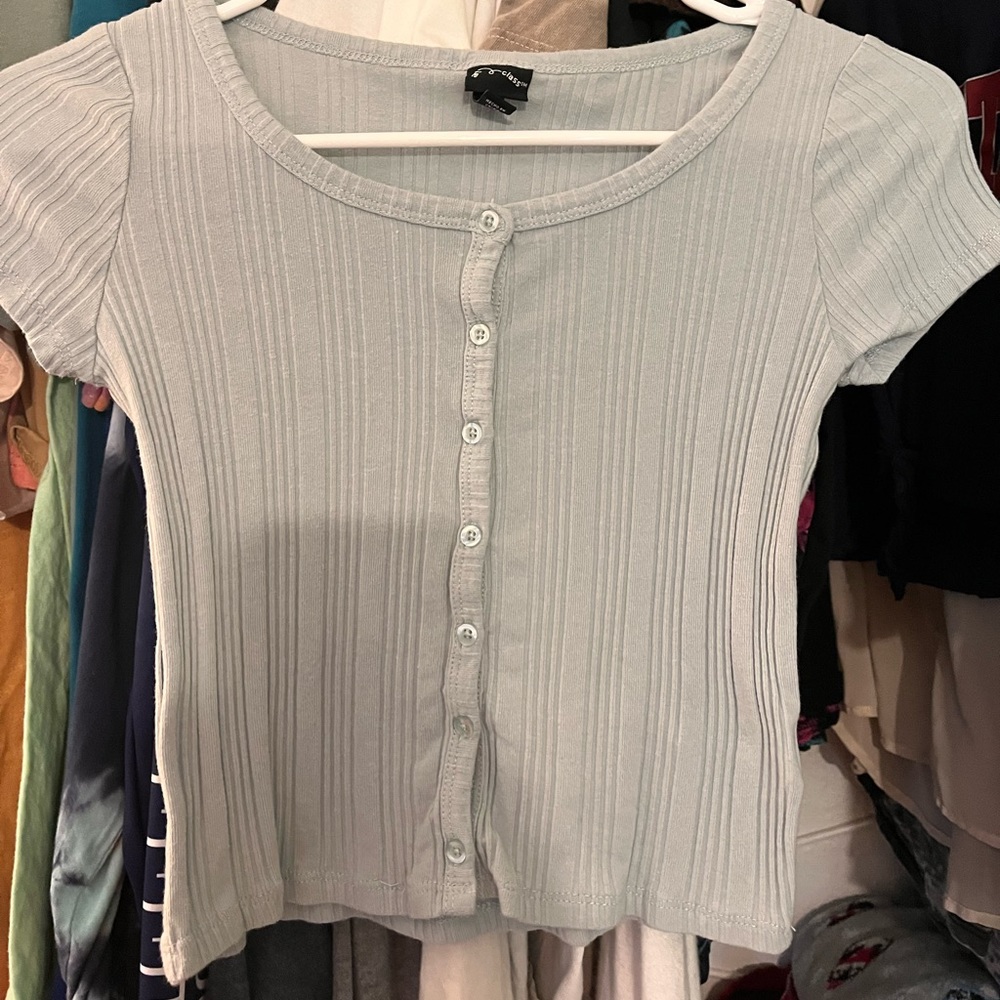 Shein Blue Top